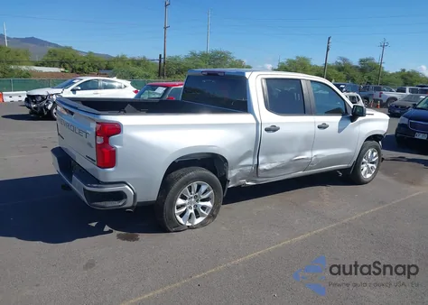 2021 Chevrolet Silverado 1500 2Wd Short Bed Custom z USA, uszkodzony, nr VIN 3GCPWBEK8MG241888
